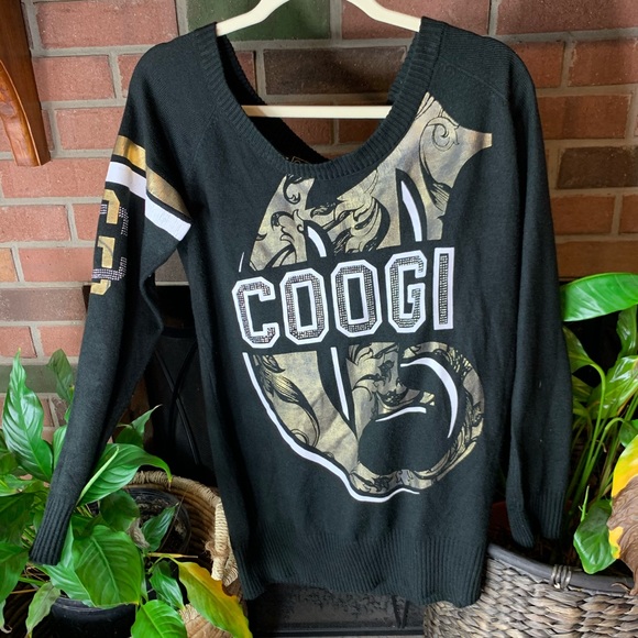 COOGI Tops - XL COOGI status symbol bling logo sweater